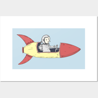 Rocket Man go!! Posters and Art